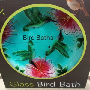 Glass Bird Baths